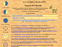 Tablet Screenshot of lacavernadeplaton.com